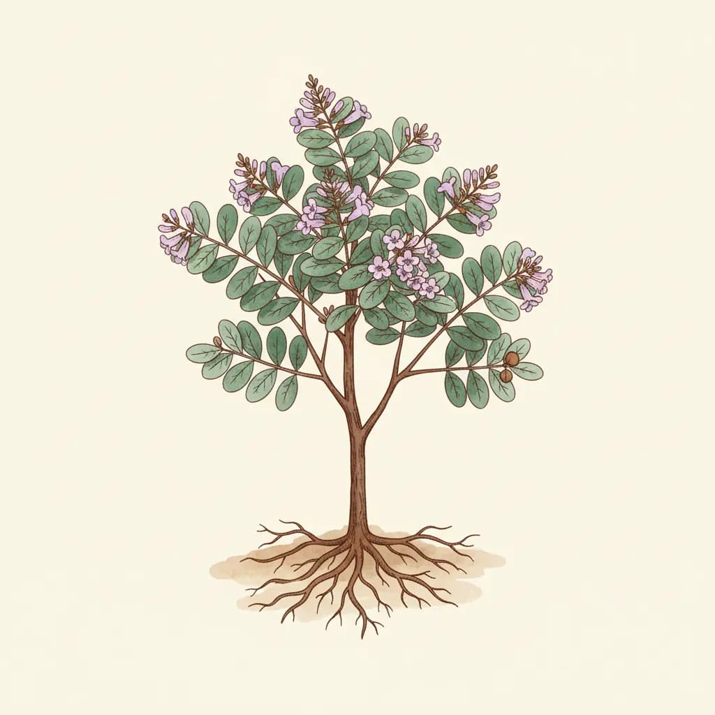 Barleria argentea