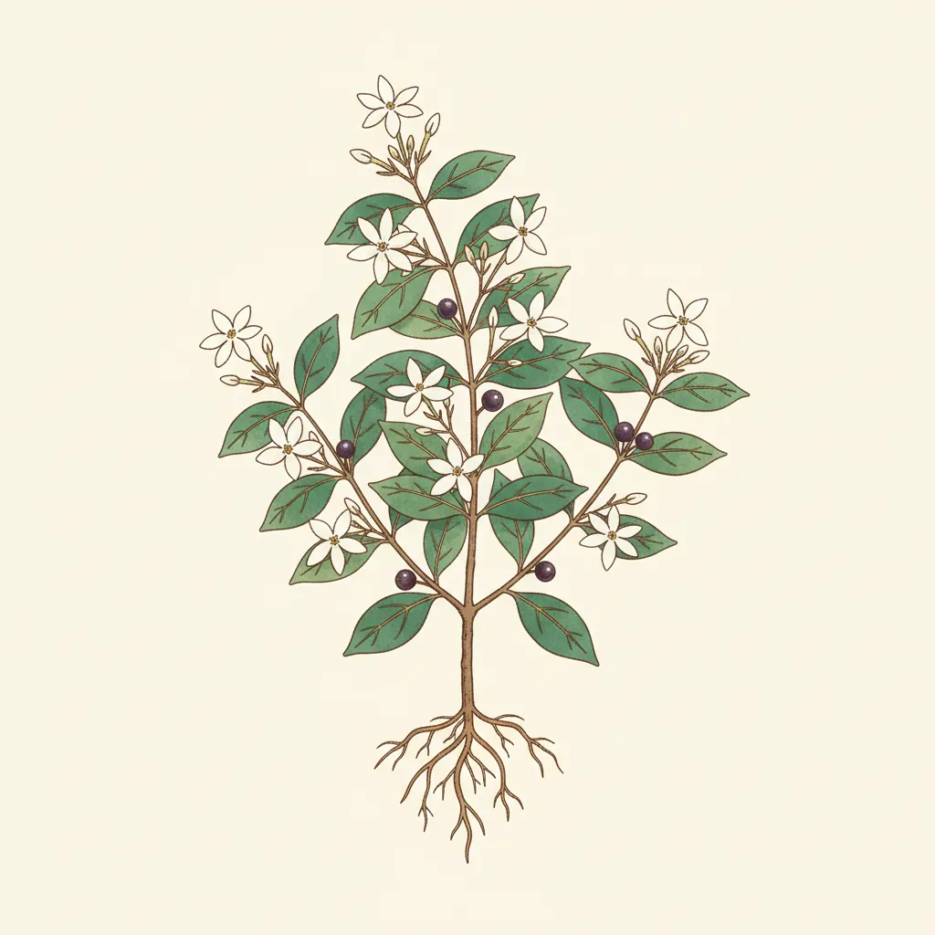 Jasminum streptopus