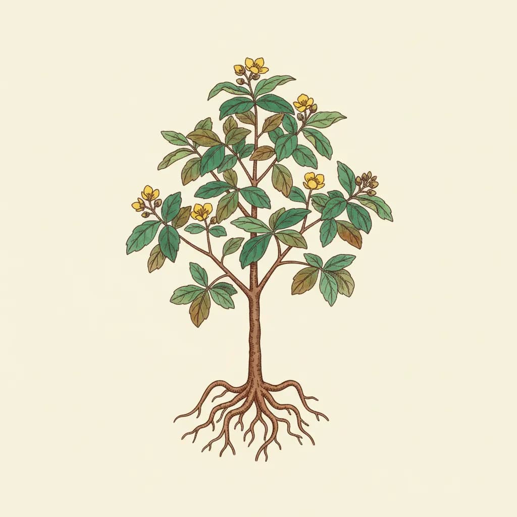 Ochna atropurpurea