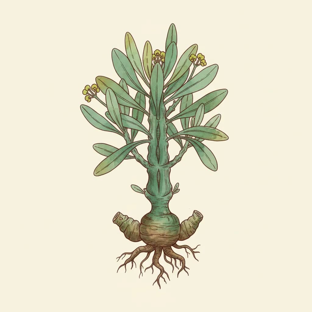 Euphorbia nyikae var. neovolkensii