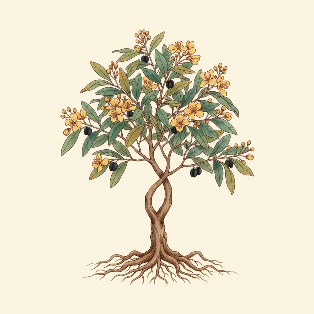 Ochna kirkii subsp. multisetosa